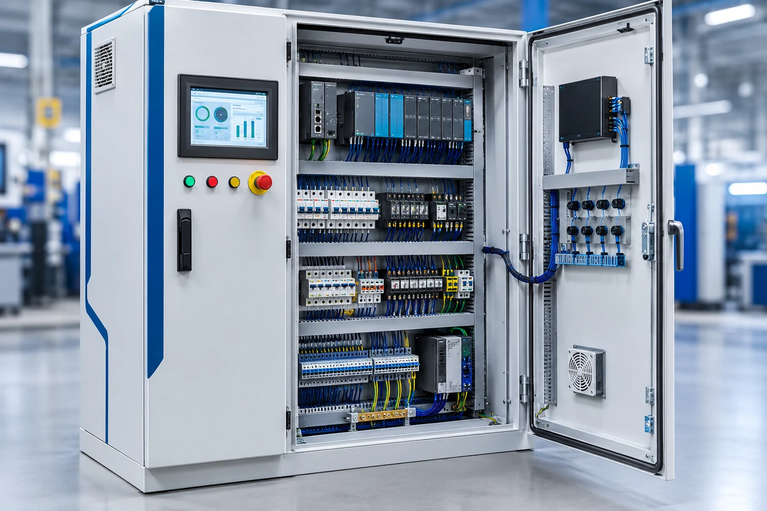 Tablero de control industrial